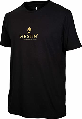 Westin Style T-Shirt Black - Angelshirt, Größe:S