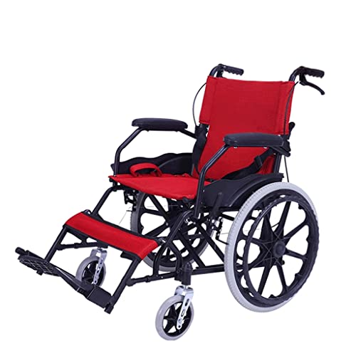 Rollstuhl Faltbarer Rollstuhl Transportrollstuhl Leichter Rollstuhl Faltbarer tragbarer Rollwagen für ältere Menschen mit Behinderung Radreisen Selbstfahrende Rollstühle