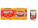 6x Mutti Datterini Pelati, datterini geschälte Tomaten sauce, 100% Italienisch 440g (2x 220 g) + Italian Gourmet polpa 400g