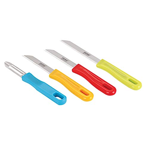RENA 4-teiliges Messer-Set – 3 Küchenmesser und 1 Schäler – die beste Qualität.