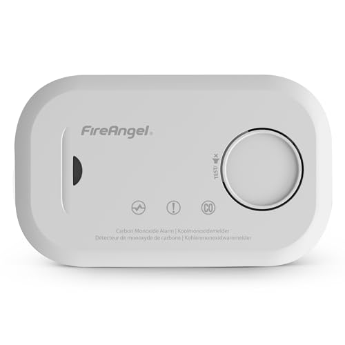 FireAngel FA6813-EUX10 FA6813 Kohlenmonoxidmelder & Alarm mit austauschbaren Batterien