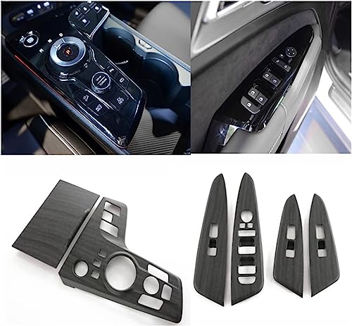 Auto Dekoration für Kia Sportage NQ5 2022 2023,Zentralsteuerung Panel Cover Trim Frame Decor ABS/Carbon Fiber Ersatz Innen Zierleisten,C