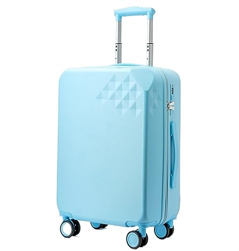 IRYZE Koffer Reisekoffer Erweiterbarer 8-Rad-Spinner-Gepäckkoffer, Leichter Hartschalenkoffer, Macaron-Koffer Trolley Boardcase (Color : E, Size : 22inch)