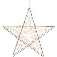 AM Design LED Stern, Weihnachtsstern aus Draht, Weihnachtsdeko aussen