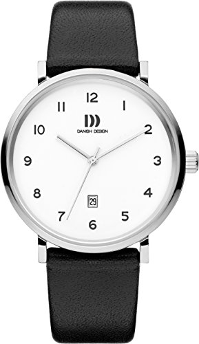 Danish Design Herren Analog Quarz Uhr mit Leder Armband IQ12Q1216