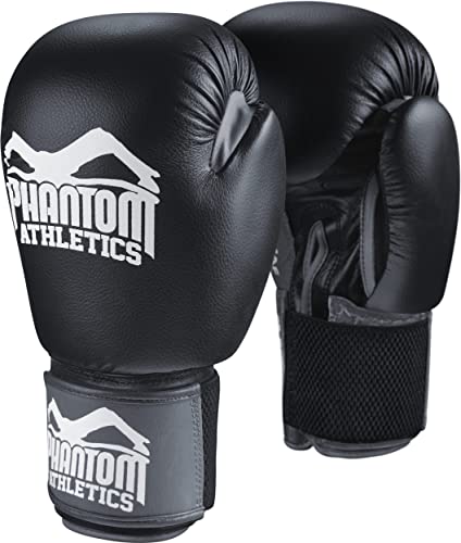 Phantom Athletics Boxhandschuhe Ultra | Profi Handschuhe für Kampfsport, Boxen, Kickboxen, Muay Thai mit elastischem Klettverschluss (10 oz)