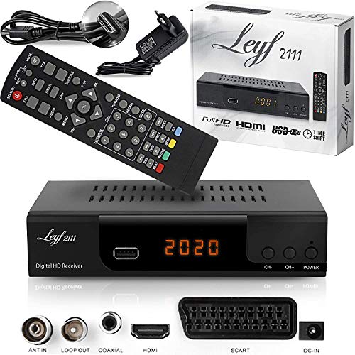Kabelreceiver Kabel Receiver Receiver für digitales Kabelfernsehen - DVB-C (HDTV ,DVB-C / C2, DVB-T/T2 , HDMI , SCART , USB 2.0 , ) + HDMI Kabel (Receiver)
