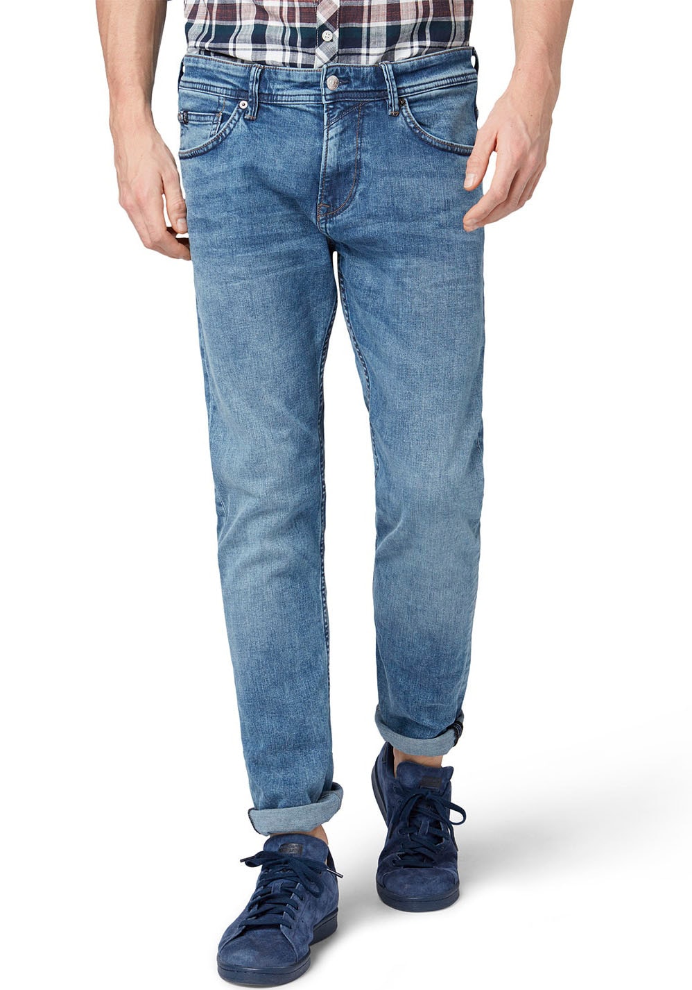 TOM TAILOR DENIM Herren Piers Jeans, Blau (Light Stone Wash Den 10280), 29W / 32L
