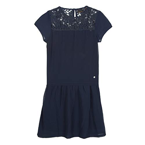 B-KARO Mädchen 3n30046 Dress Kleid, Blau (Navy Blue 49), Small