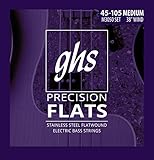 GHS 3050 45-105 medim Lange Mensur Bass flach Wound Saite Set