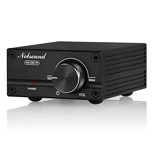 Nobsound 100W Full Frequency Mono Channel Digital Power Amplifier Audio Mini Amp with Power Supply (Black)