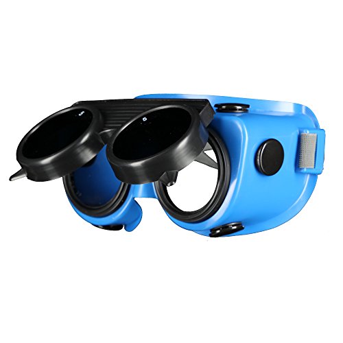 SCAPP Schweißerbrille SHINE, klappbar, belüftet, für Gläser Ø 50 mm, inkl. Schutzgläser DIN 5, Autogenbrille