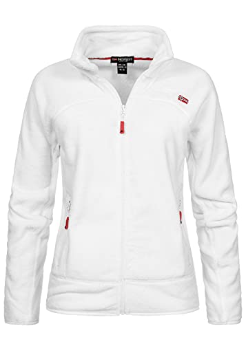 Geographical Norway Damen UNIFLORE Lady ASSORT B Jacke, Weiß (Off White/Jean), X-Large (Herstellergröße: 4)