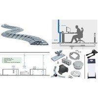 Bachmann KABELSCHLANGE Pro - Flexible Kabelleitung - 1 m - Silber