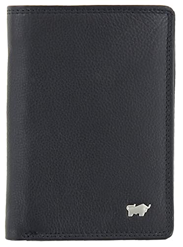 Braun Büffel Golf Edition Kartenbörse (North Wallet) 9 CS+Zip 12.5 cm Black