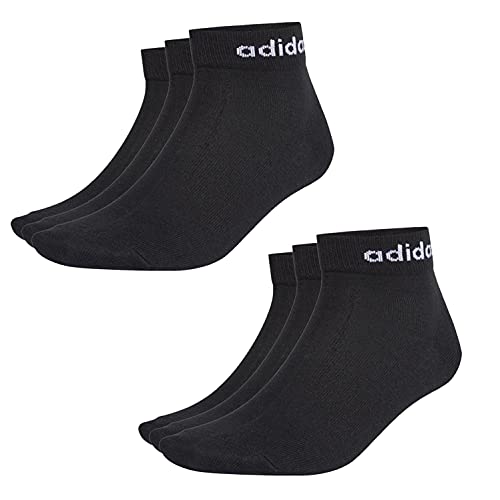 adidas 6 Paar NC Ankle Performance Sneaker / Quarter Socken Unisex Kurzsocke , Farbe:Black, Socken & Strümpfe:40-42