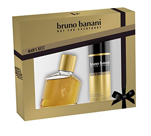 Bruno Banani Duftset Man's Best Eau de Toilette 30ml + Deospray 50ml, 1er Pack (1 x 80 ml)