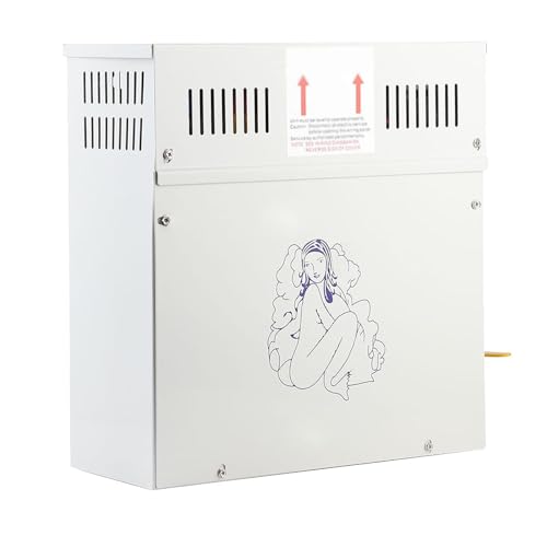 SACLMD Dampfduschgenerator-Kit-System,Dampfbad mit automatischer Entwässerung,Dampfgenerator für die Sauna,Dampfbadgenerator-Paket,9000W-220V