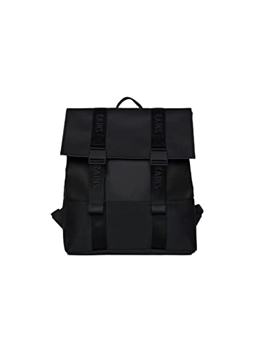 RAINS Rains Modell Trail MSN Bag, minimalistisches Design, Schnappverschluss, Einzelfach mit gepolsterter Tasche für 16 Zoll Laptop, Tragegriff, verstellbare und gepolsterte Schultergurte, Farbe.