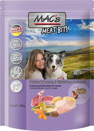 MACs Dog Meat Bits Huhn & Lamm | 9X 120g