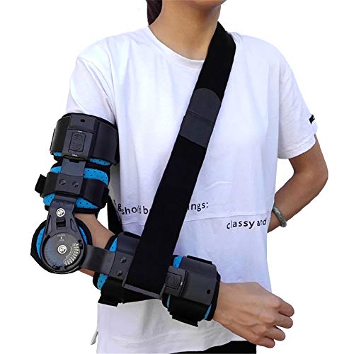 Anhängbare ROM-Ellenbogenbandage mit Sling, verstellbarer Frontarmschutz für die Wiederherstellung von Verletzungen nach dem Eingriff