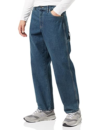Dickies Herren Carpenter Jeans Relaxed Fit, Getöntes Heritage Khaki, 44W / 32L