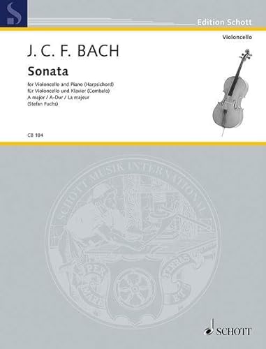 Sonata A-Dur: Violoncello und Klavier. (Cello-Bibliothek)
