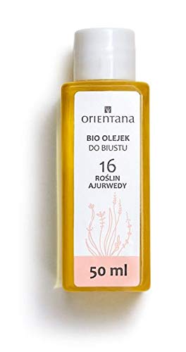 Orientana - Öl Für Die Brust | 16 Ayurvedischen Pflanzen | Lifting-Effekt | 100% Veganer Und Natürlicher | Empfohlen Auch Nach Der Schwangerschaft - 50 ml