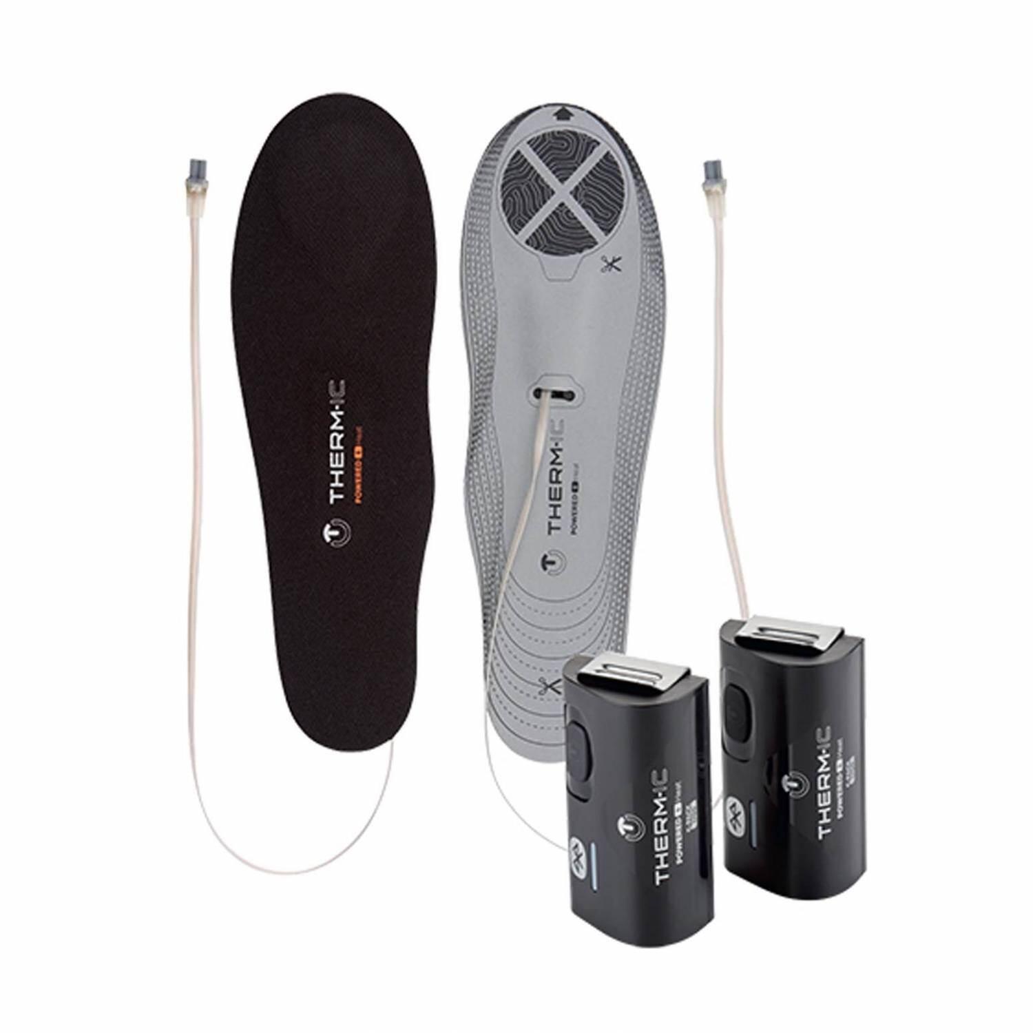 Therm-ic Set Heat Flat + C-Pack 1300 Bluetooth Schuhw&auml;rmerset (schwarz (EU))