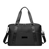 Gymbag Sportliche Fitnesstasche, Einfache Kurzstrecken-Geschäftsreise, Modische Schulterhandtasche Sports Bag (Color : Black, Size : A)