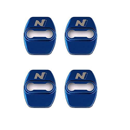 4 Stück Autotürschloss-Abdeckung, passend for Hyundai, for Tucson, for Creta, for I20, for I30, for N, for Fastback, for I30N, for Veloster, for KONA, for Aktivatorgehäuse, Styling-Zubehör ( Color : B