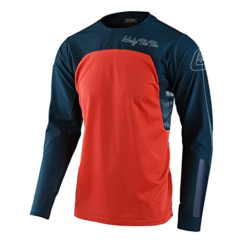 Radfahren Jersey Herren Mountainbike Motocross Jersey Langarm MTB T-Shirt,Shirt Downhill Fahrrad Jersey Schnelltrocknend (Color-23,M)