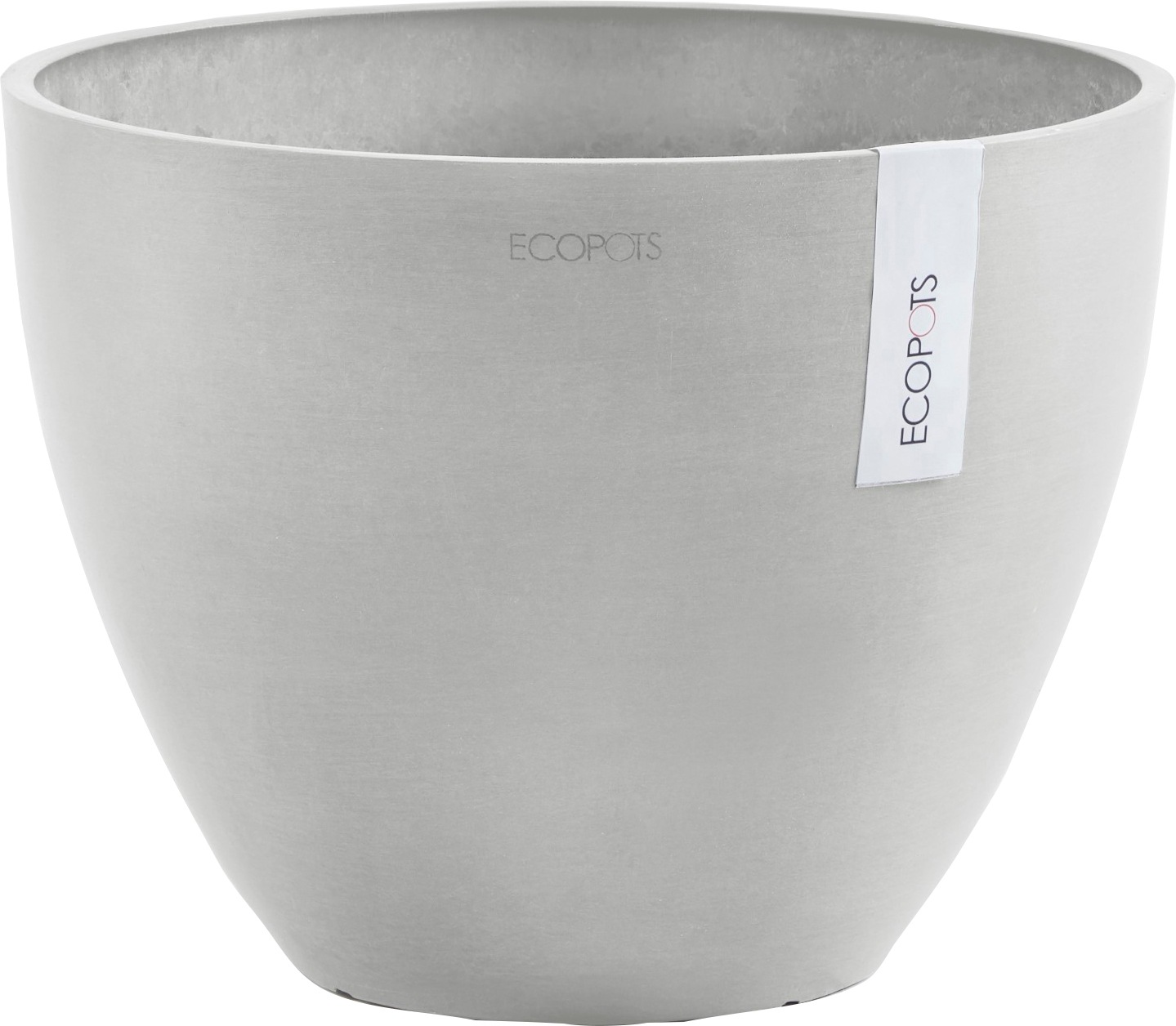 ECOPOTS Blumentopf "ANTWERP White Grey", BxTxH: 40x40x30 cm