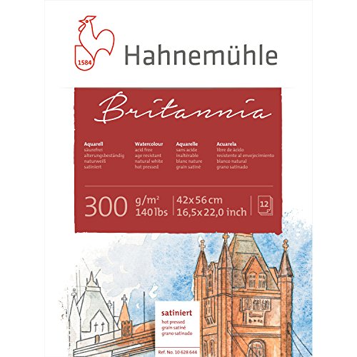 Hahnemuhle Britannia 300gsm Block - 42 x 56cm Hot Pressed