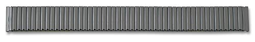 18mm Eichmüller Edelstahl Zugband Flexband E45 PVD-Schwarz beschichtet - glänzend