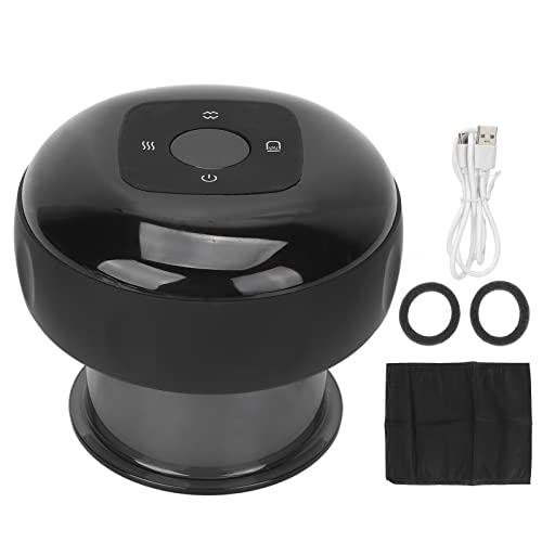 Kratzmassagegerät, 3-in-1-Schröpfset, Elektrisches USB-Schröpf-Guasha-Massagegerät, Rückenschröpf- und Kratzmassagegerät mit Heizung, Elektrisches Schröpftherapie-Set Gua Sha-Massagegerät