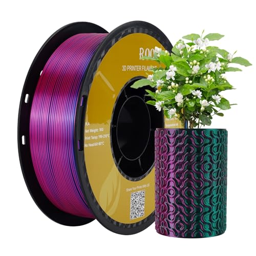 3D-Drucker-Filament PLA-Filament 3D-Drucker 1,75 mm 2,2 lbs Seide PLA-Filament Kunststoffmaterialien 3D-Druck (Color : G)