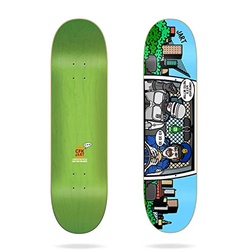 Jart XDXDXD 8.25" HC CFK Skateboard Deck, bunt, Einheitsgröße