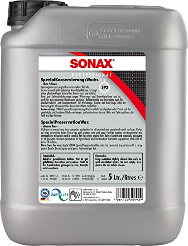 SONAX 592505 Professional Spezialkonservierungswachs, 5 Liter