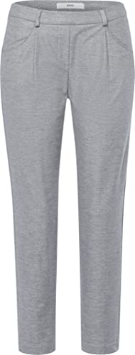 BRAX Damen Style Maron Winter Jersey Hose, Light Grey, 26W / 30L