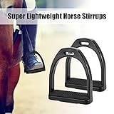 Benkeg Erwachsene Reiten Steigbügel | 2 Stück Kunststoff Anti-Rutsch-Superleichte Pferdesattel Horse Pedal Equestrian Sicherheitsausrüstung