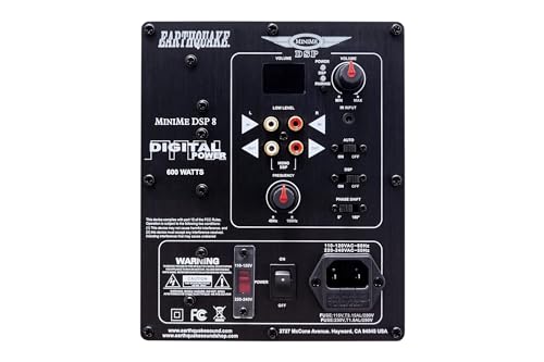 Earthquake Sound ME-320-DSP 600W Class D Digital Plateamp with Remote & Eye