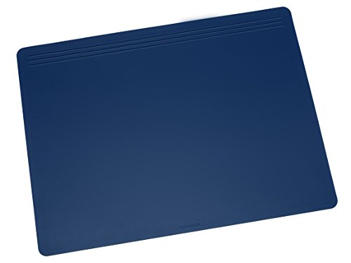 Läufer 32605 Matton Schreibtischunterlage 40x60 cm, blau, rutschfeste Schreibunterlage für besonders hohen Schreibkomfort, hochwertiger Vlies auf der Rückseite