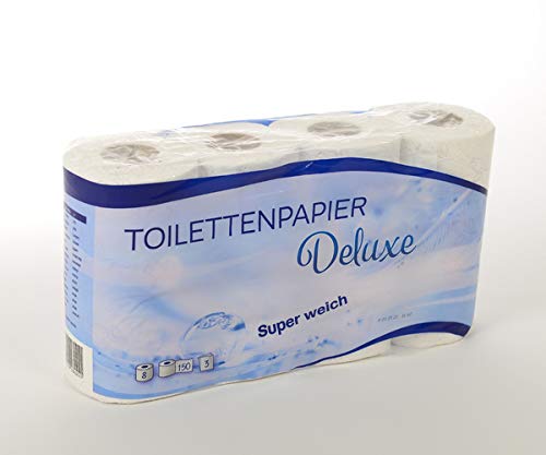 Toilettenpapier | WC Papier | Klopapier - 3 - lagig [96 Rollen] (EUR 0,30 / Rolle)