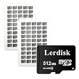 Lerdisk Micro-SD-Karte, hergestellt von der 3C-Gruppe autorisierten Lizenznehmer (512 MB kleine Kapazität, 100 Stück)