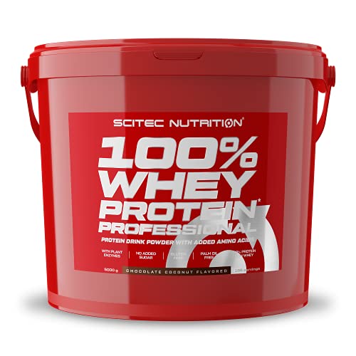 Scitec Nutrition Protein 100% Whey Protein Professional, Schokolade-Kokosnuss, 5000g