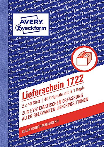 AVERY Zweckform 1722 Lieferschein (10 Stück)