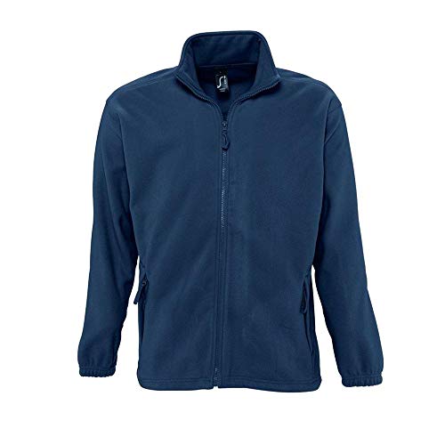 Sols - Fleecejacke 'North' bis Größe 5XL 5XL,Navy