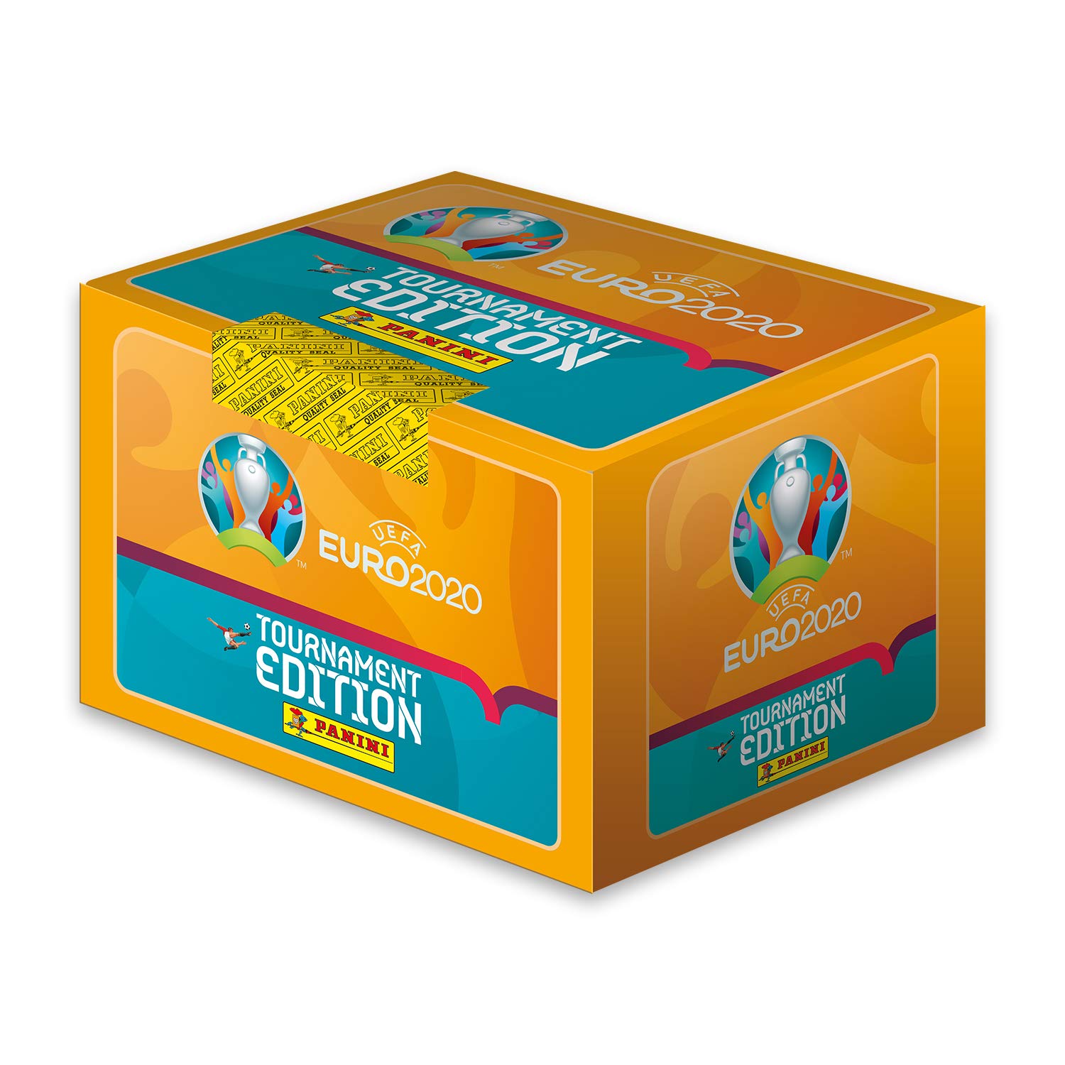 Panini E21STP UEFA EURO 2020 Tournament Edition - Offizielle Stickerkollektion - Box (100 Tüten)