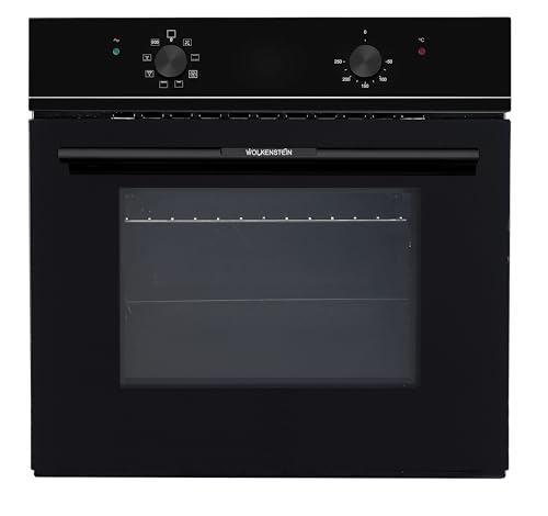 Wolkenstein Einbaubackofen WMO 70 XL-Garraum 62 Liter/8 Backofenfunktionen/Eco-Funktion/Grill- & Umluft-Funktion/Inklusive Fettpfanne & Grillrost/Energieeffizenzklasse A